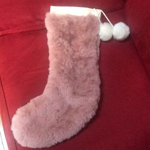 Fuzzy stocking like new